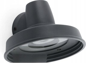 Faro Bronx fali lámpa sötétszürke, IP44, GU10, alumínium, modern dizájn