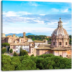 Vászonkép Építészet Róma a Távolból 50x50