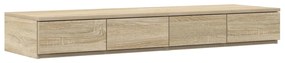 Éjjeli Asztal Sonoma Tölgy 120x36.5x16.5 cm Szerelt Fa