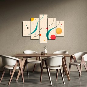 Kép - Minimalista színes illusztráció (150x105 cm)