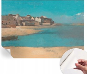 Öntapadós tapéta Fali furnér 3D hatás Csendes falu 208x146 cm