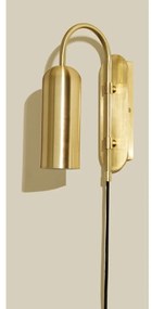 Aranyszínű fali lámpa Zenith – Hübsch