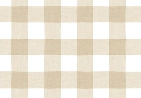 Parato Cristiana Masi Top Stripes Pic-Nic bézs kockás vlies tapéta – 38432