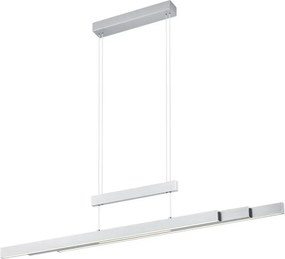 TRIO 375310507 TRAJAN Modern Led Függesztett Lámpa Fehér, Ezüst LED IP20