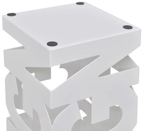 Szögletes esőermyő / sétabot tartó 48,5 cm fehér