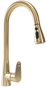 Konyhai csaptelep Rea Mild brush gold