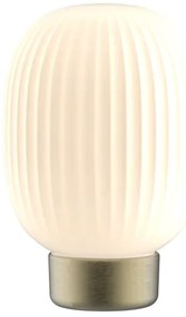 LED Dimmelhető érintős asztali lámpa LATTE LED/1,8W/5V USB 2000 mAh arany/fehér