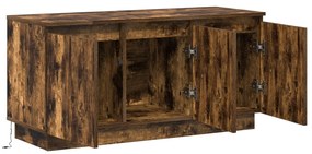 TV Szekrény Füstölt Tölgy 100x38x49 cm Mérnöki Fa