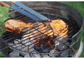 BBQ kézi grillező eszköz készlet tartóval - Esschert Design