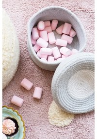 Rózsaszín mosható kézi szövésű pamut gyerek szőnyeg 140x200 cm Noah – Lorena Canals