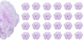 24x Virág Mesterséges Szegfű Termék nád kompozíció Mesterséges szegfű