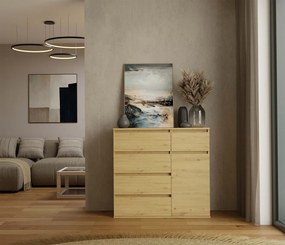 1D5S komód 100x40x93 cm, tölgy