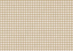 Parato Cristiana Masi Top Stripes Cloth bézs kockás vlies tapéta – 38416