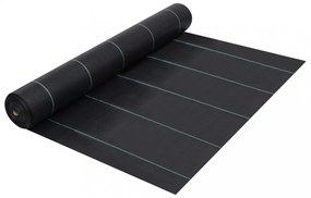 fekete PP talajtakaró szőnyeg 2 x 100 m
