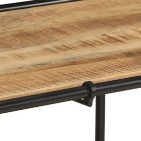 tömör nyers mangófa TV-szekrény 100 x 42 x 40 cm