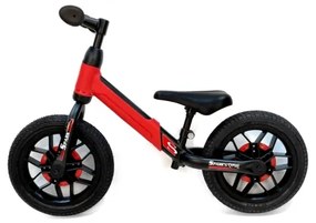 QPlay SPARK futóbicikli LED világítással, piros