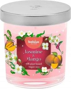 Illatgyertya Vegán Viasz Üvegben Jázmin És Mangó 25H Bolsius