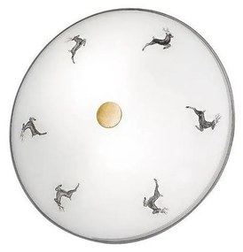 Kolarz 731.U12.4.133- Mennyezeti lámpa NONNA 2xE14/60W/230V Ø 32 cm szürke/sárgaréz