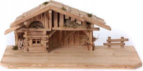 Karácsonyi Betlehem Istálló Dekoráció 69x29x29 CM Figurákhoz 9-11 CM