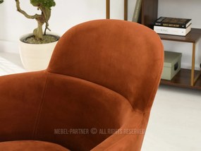 Fotel Baggie F (réz + fekete). Akció -18%. 1109882