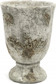 Virágtartó Szürke Barna 26x20cm Lábvédő