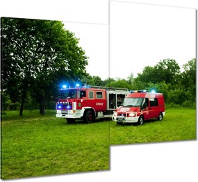 Vászonkép 80x70 Tűzoltóság