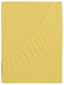 4Home Ideál jersey lepedő sárga, 180 x 200 cm, 180 x 200 cm