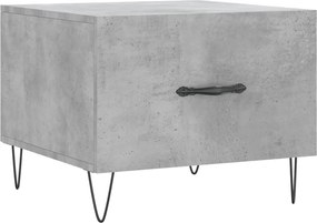 vidaXL betonszürke szerelt fa dohányzóasztal 50 x 50 x 40 cm