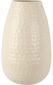 Karasi dekoratív váza krém, 18 x 30 cm