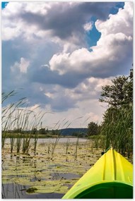 Poszterek 80x120 Kajakkal a tavon