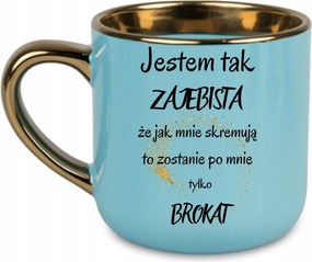 Elegáns Bögre Olyan király vagyok, mint én.. Csillámos 400 Kék