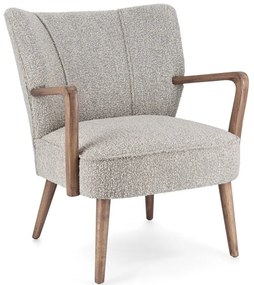 MORITZ design boucle fotel - szürke