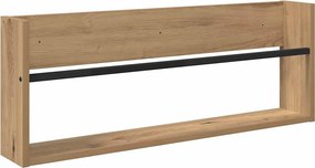 vidaXL Magazin állvány polcokkal Artisan tölgy 80 x 12 x 30 cm Faanyag