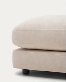 Bézs zsenília lábtartó Gala – Kave Home