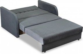 Kétszemélyes ágyazható fotel szürke színben VERO 2