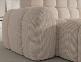 Bézs kinyitható sarokkanapé (bal oldali-heverő résszel) Ceedro – ELTAP