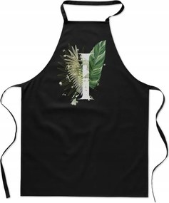 Konyhai Kötény fekete Betűvel És Névvel monogram Iván Iga Ilona FA_394_cz