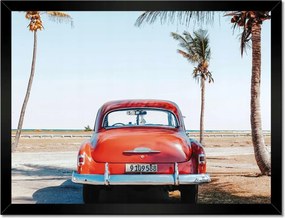 Poszterek keretben 40x30 Kubai autók Kuba