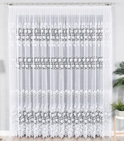 Mg Jacquard Függöny 4164M Fehér 250x250 kész Bt lengyel M