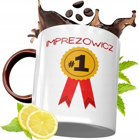 Bordó Bögre Partizónak Születésnapra Ajándék fényképes nyomattal