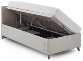 Bézs ágyneműtartós gyerekágy 90x200 cm Cool – Meise Möbel