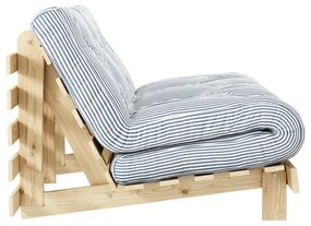 Fehér/világoskék kanapéágy 140 cm Roots - Karup Design