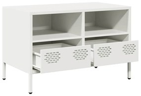 fehér hidegen hengerelt acél TV-szekrény 68 x 39 x 43,5 cm