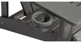 Szürke műanyag kerti fotel Adirondack – Bonami Selection