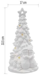 LED karácsonyi dekoráció LED/2xAA meleg fehér karácsonyfa