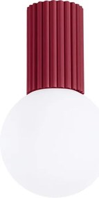 Sollux SL.1748 - Fürdőszobai mennyezeti lámpa HALO 1xG9/8W/230V IP44 piros