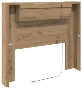 Fejtámla polcokkal Artisan tölgy 120 x 15 x 103,5 cm Faanyag