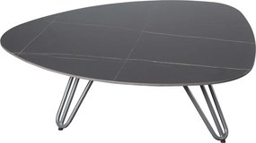 Kerti dohányzóasztal kő asztallappal 88x110 cm Alina – Garden Pleasure