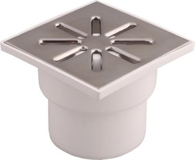 Szennyvízrács 15x15cm Lefolyó Alsó Ø110 Aquer