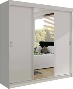 Bill 1 200 Tolóajtós Szekrény 200cm, Fehér